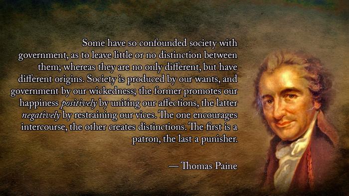 Thomas paine common sense answer key