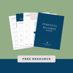 You are reviewing personal records containing pii