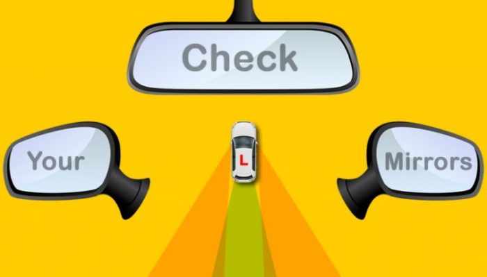 How often should a driver check their mirrors